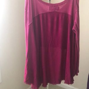 Fun long sleeve cotton tee